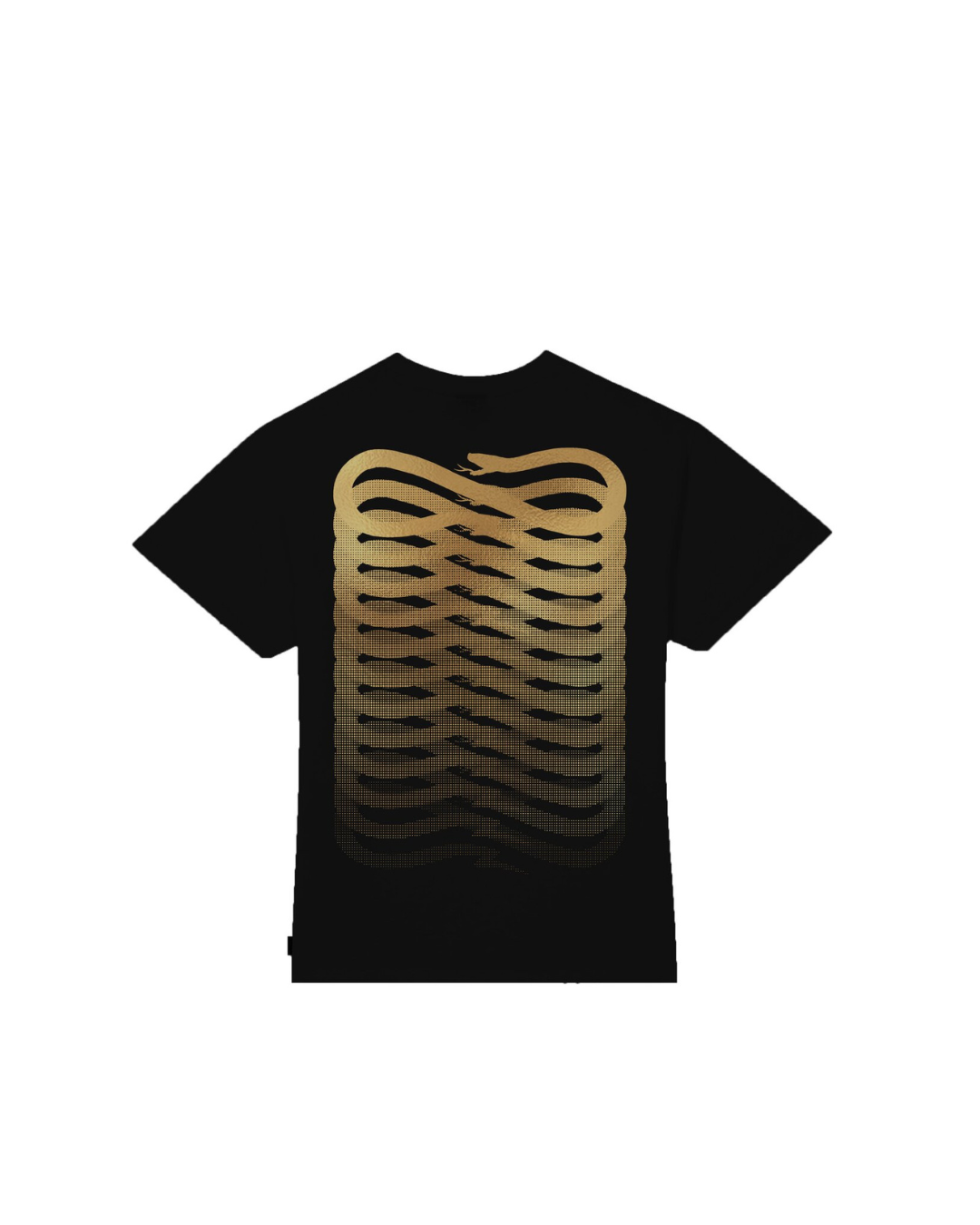 Propaganda - T-Shirt M/M Ribs Gold Woman - Nero