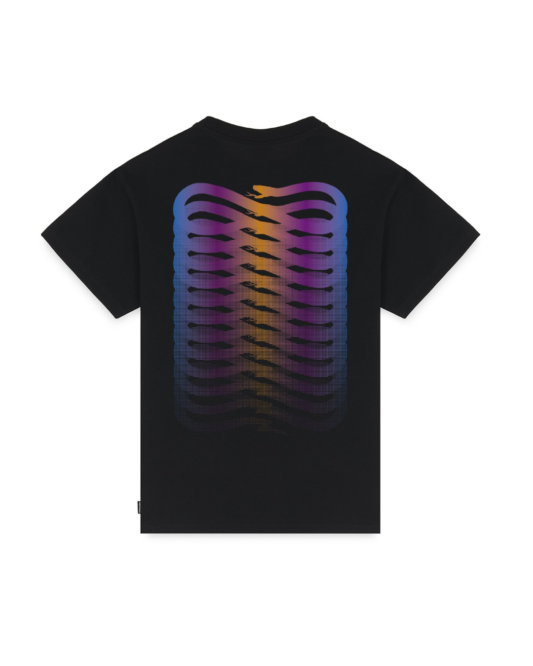 Propaganda - T-Shirt M/M Ribs Gradient - Nero