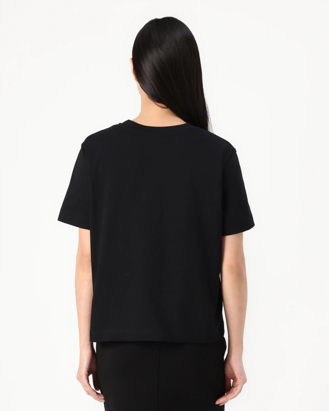 Selected Femme - Slfessential SS Boxy Tee - Black