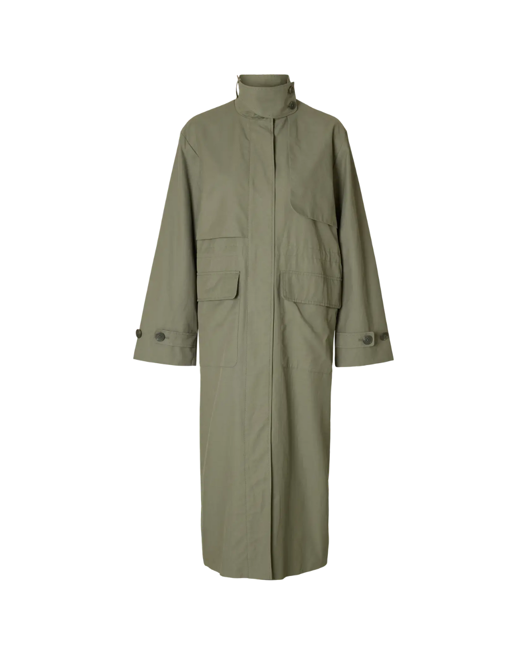 Selected Femme - Slfkoma Long Coat - Green