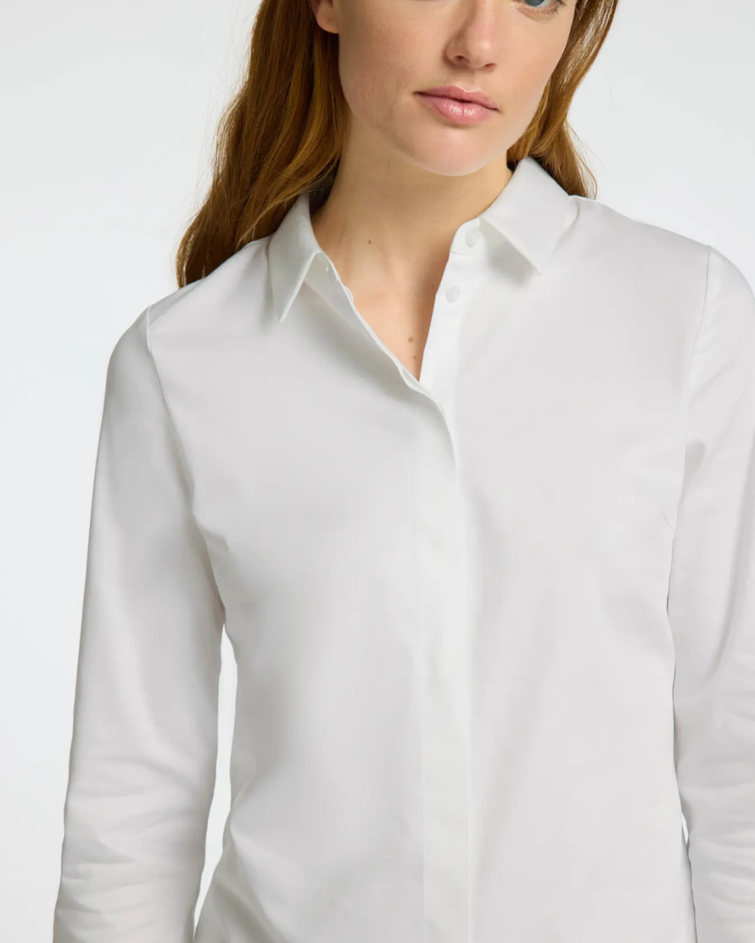 Selected Femme - Slfromie LS Fitted Shirt - White