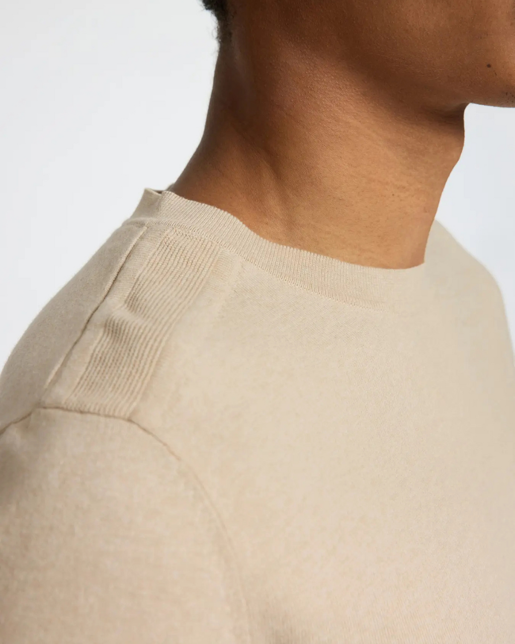 Selected Homme - Slhberg Crew Neck - Beige