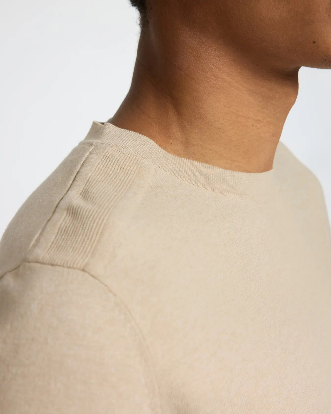Selected Homme - Slhberg Crew Neck - Beige