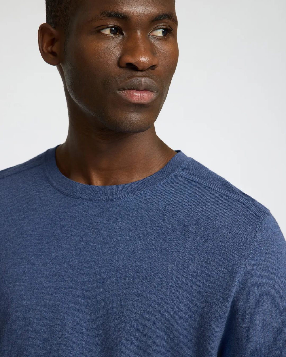 Selected Homme - Slhberg Crew Neck - Blue