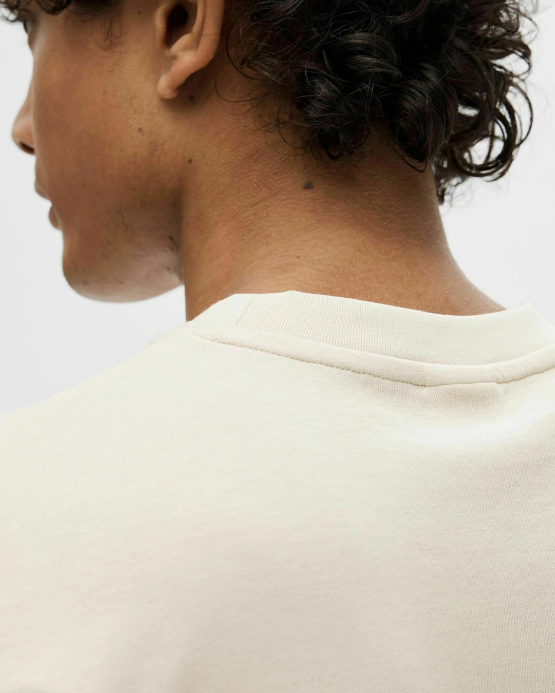 Selected Homme - Slhloose Oscar SS O-Neck Tee - Beige