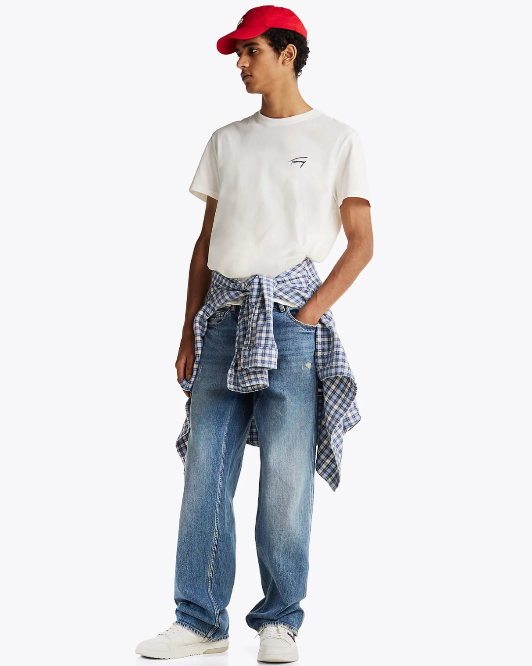 Tommy Jeans - Jaimie Loose Str Carp AI6137 - Blue