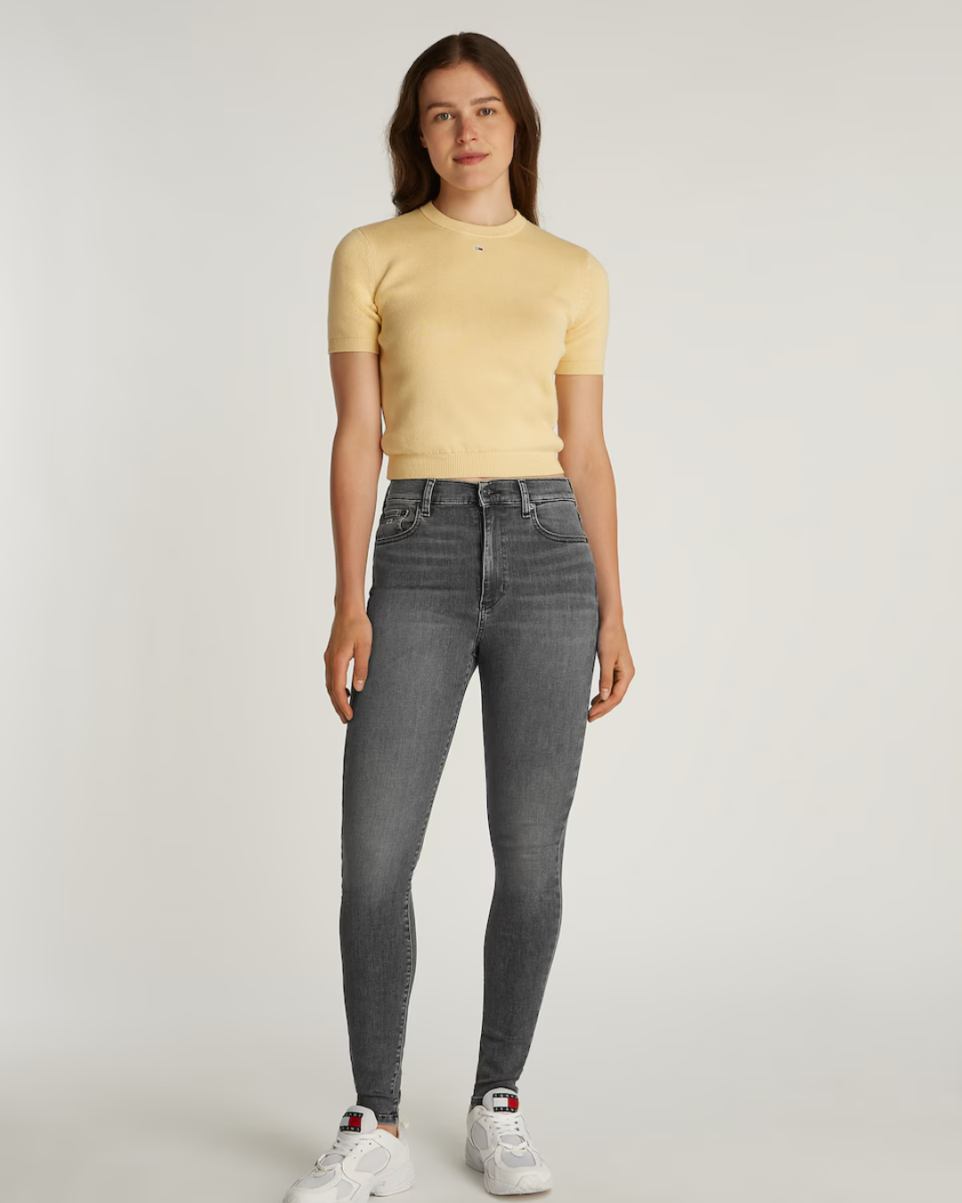Tommy Jeans - Sylvia Hgh Skn AI1271 - Grigio