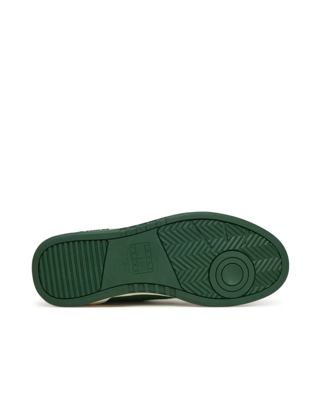 Tommy Jeans - Tjm Cupsole Leather Ess - Ivory and Green