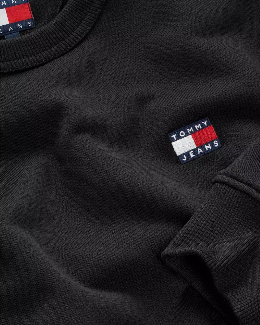 Tommy Jeans - Tjm Reg Badge Crew Ext - Black