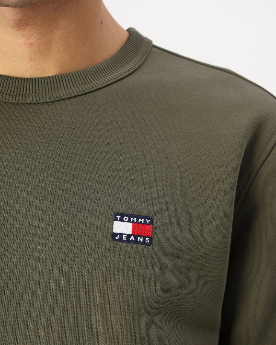 Tommy Jeans - Tjm Reg Badge Crew Ext - Green