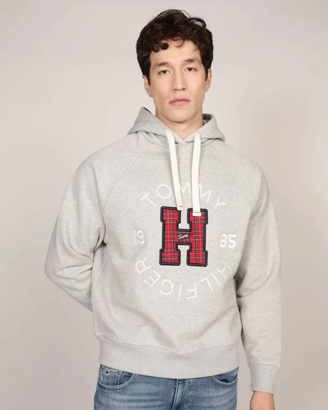Tommy Jeans - Tjm Terry Hoodie Gray Melange - Grey