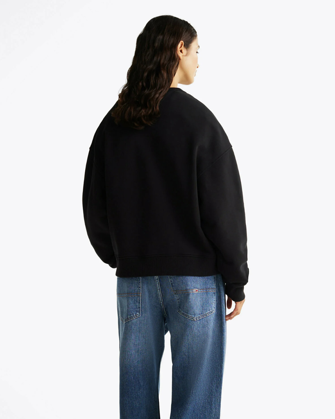 Tommy Jeans - Tjw Bxy Badge Crew - Nero