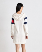 Tommy Jeans - Tjw Flag Hood Sweater Dress Ext - White