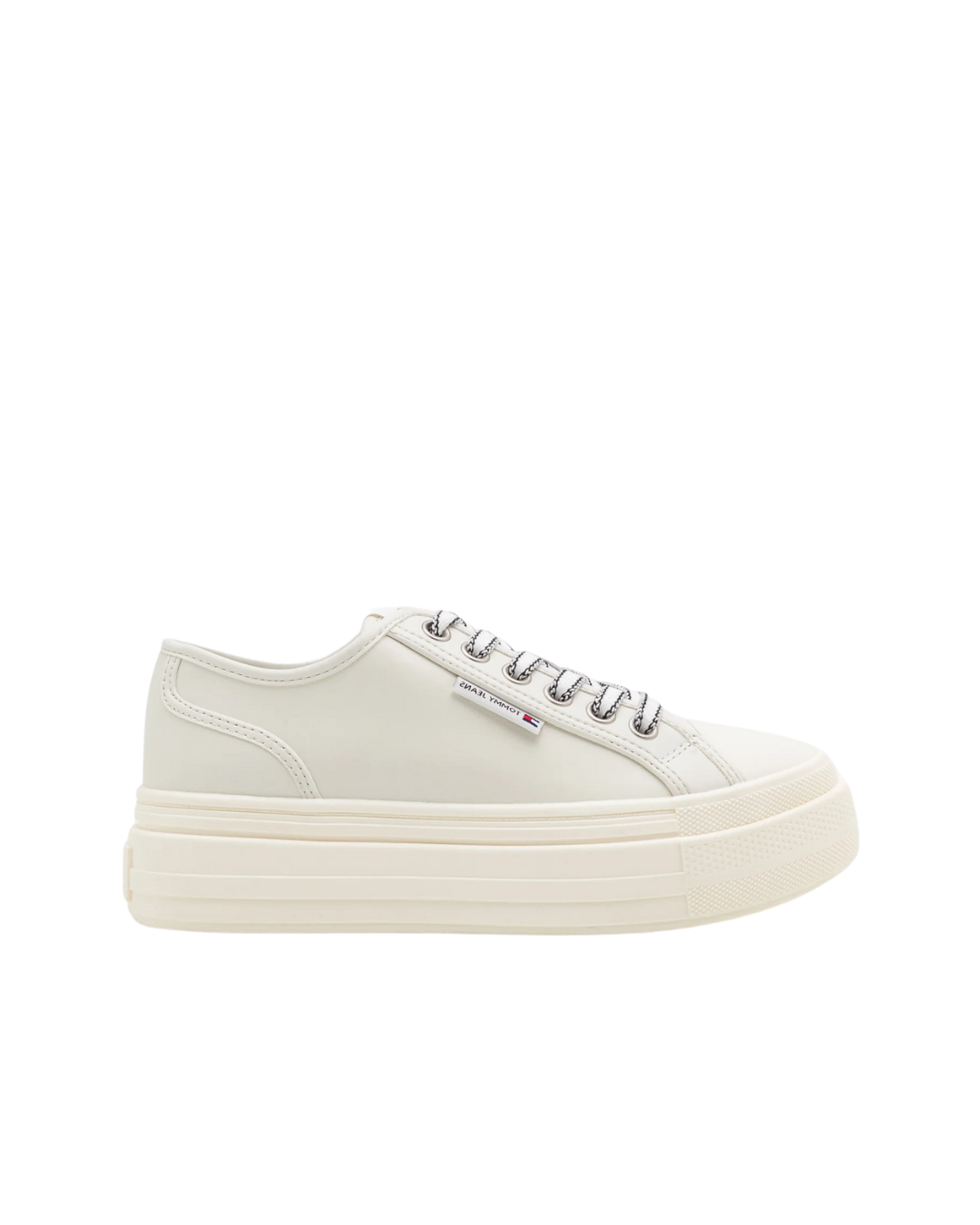 Tommy Jeans - Tjw Foxing Vulc LC Leather - Beige 