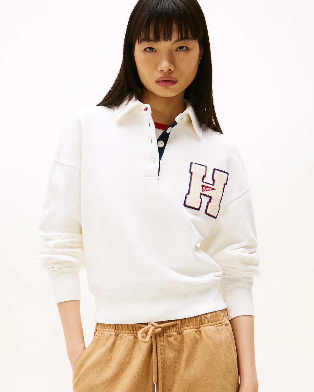 Tommy Jeans - Tjw H Graphic Hwk Polo - White
