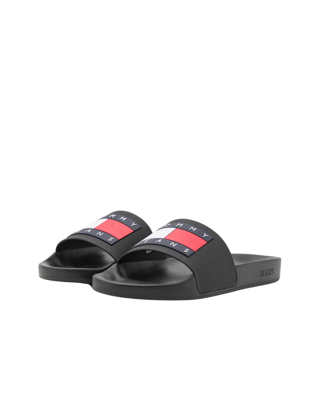 Tommy Jeans - Tommy Jeans Flag Pool Slide - Black
