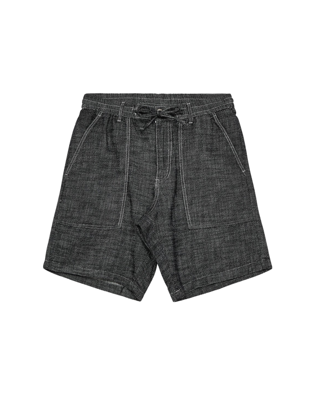 Anerkjendt - Akjan Twill Contrast Shorts - Black