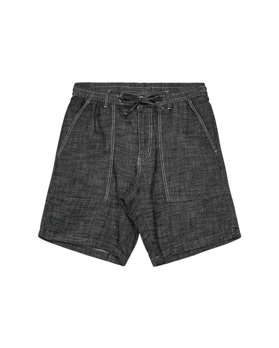 Anerkjendt - Akjan Twill Contrast Shorts - Black