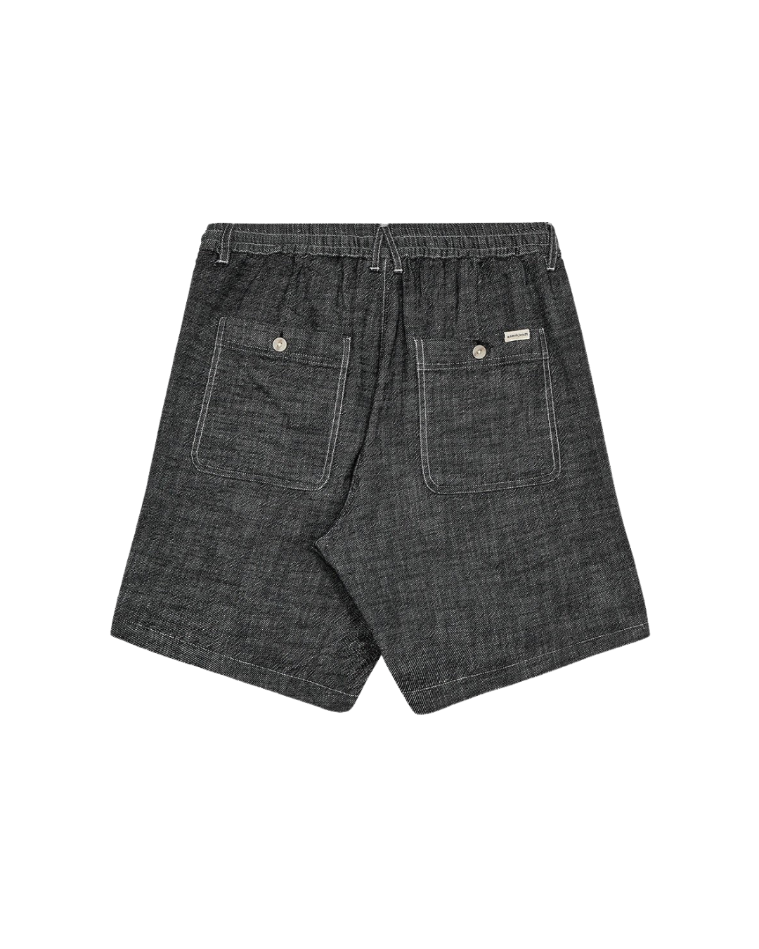 Anerkjendt - Akjan Twill Contrast Shorts - Black
