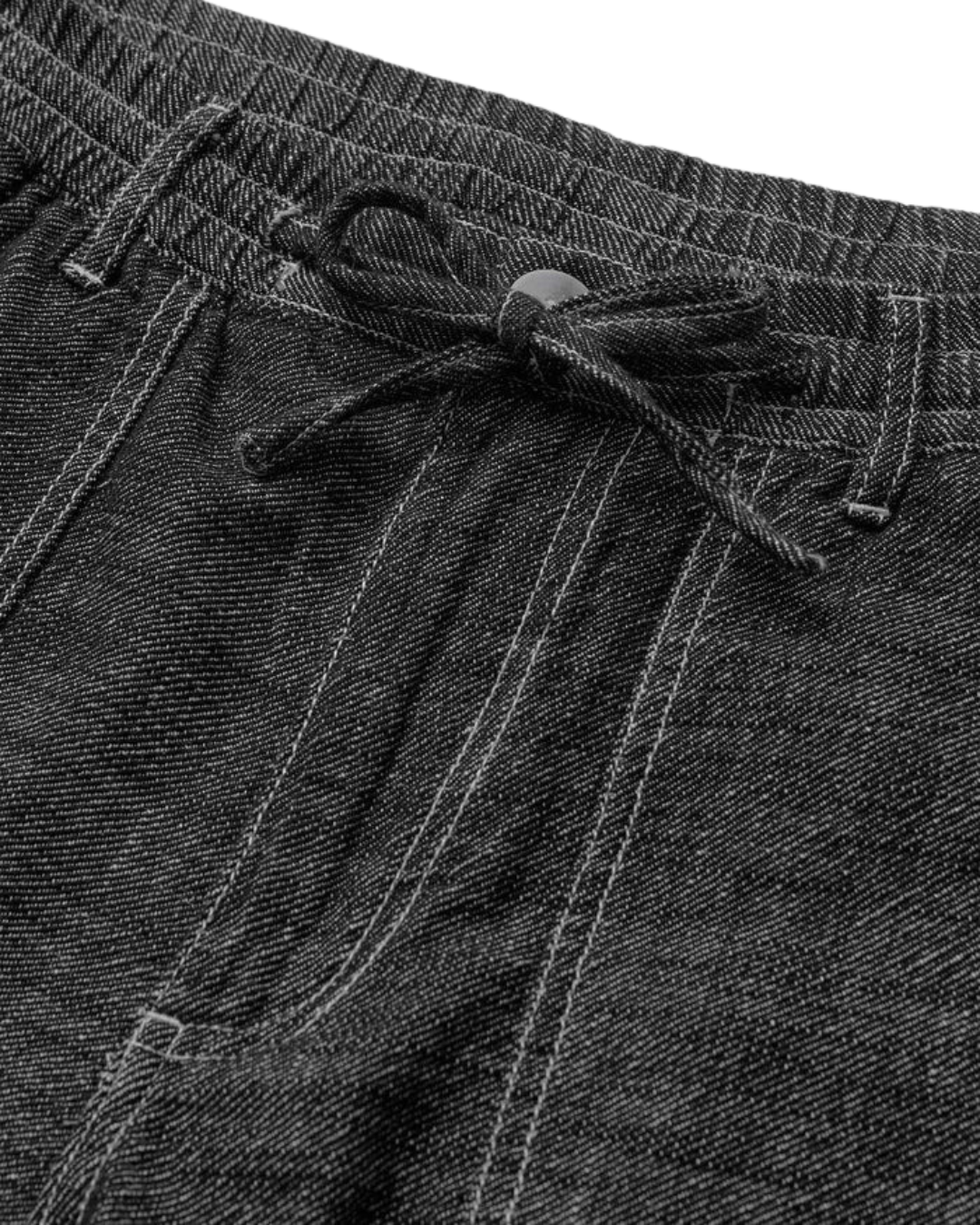 Anerkjendt - Akjan Twill Contrast Shorts - Black