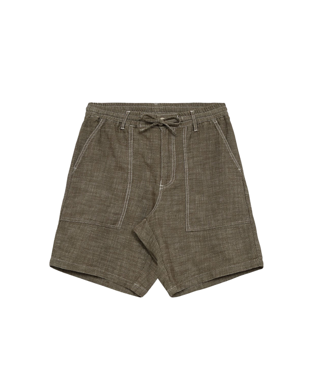 Anerkjendt - Akjan Twill Contrast Shorts - Green