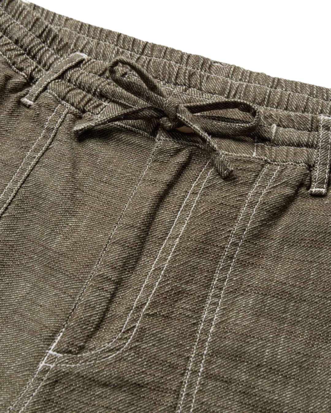 Anerkjendt - Akjan Twill Contrast Shorts - Green