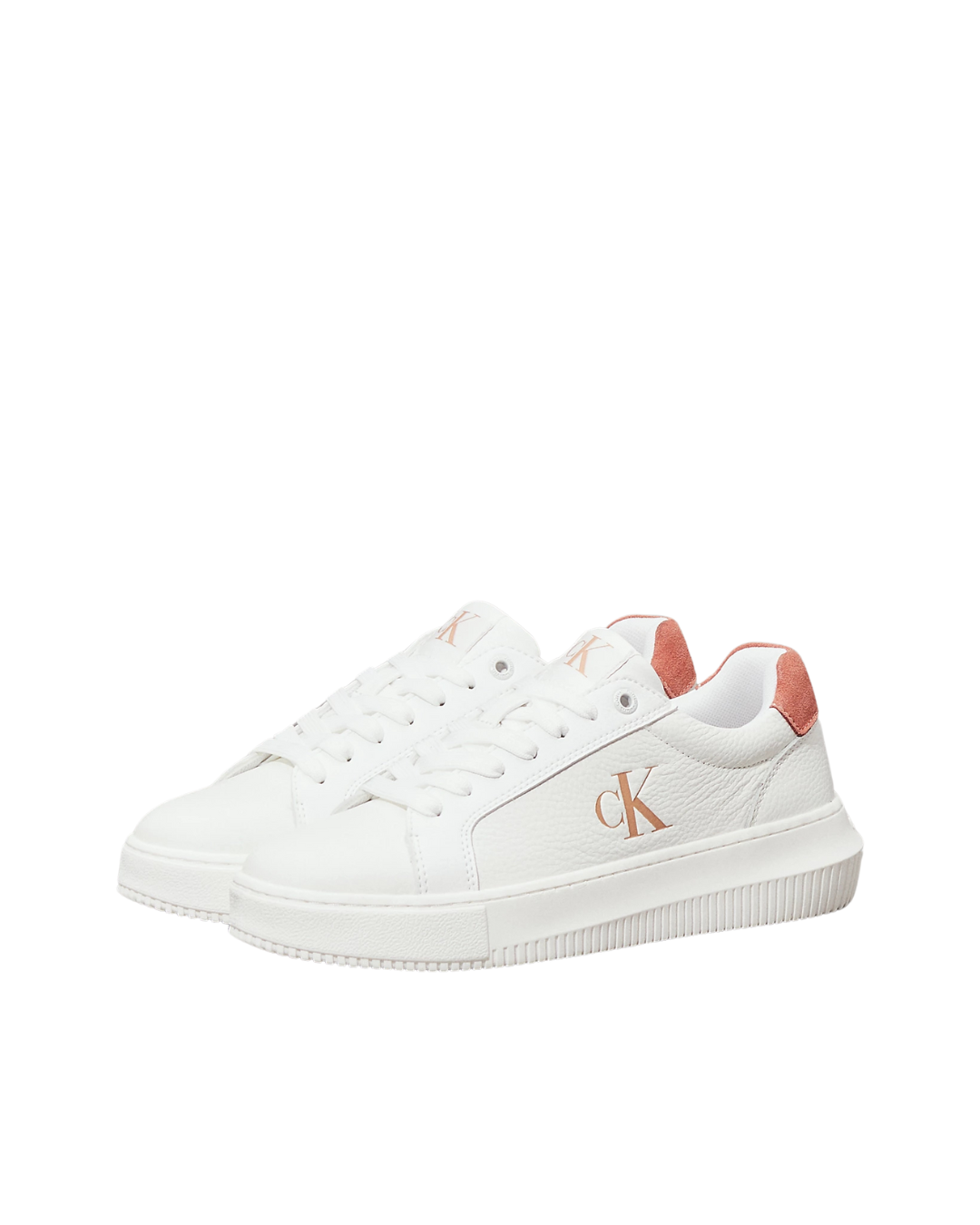 Calvin Klein Jeans - Chunky Cupsole Low Laceup Lth ML - White