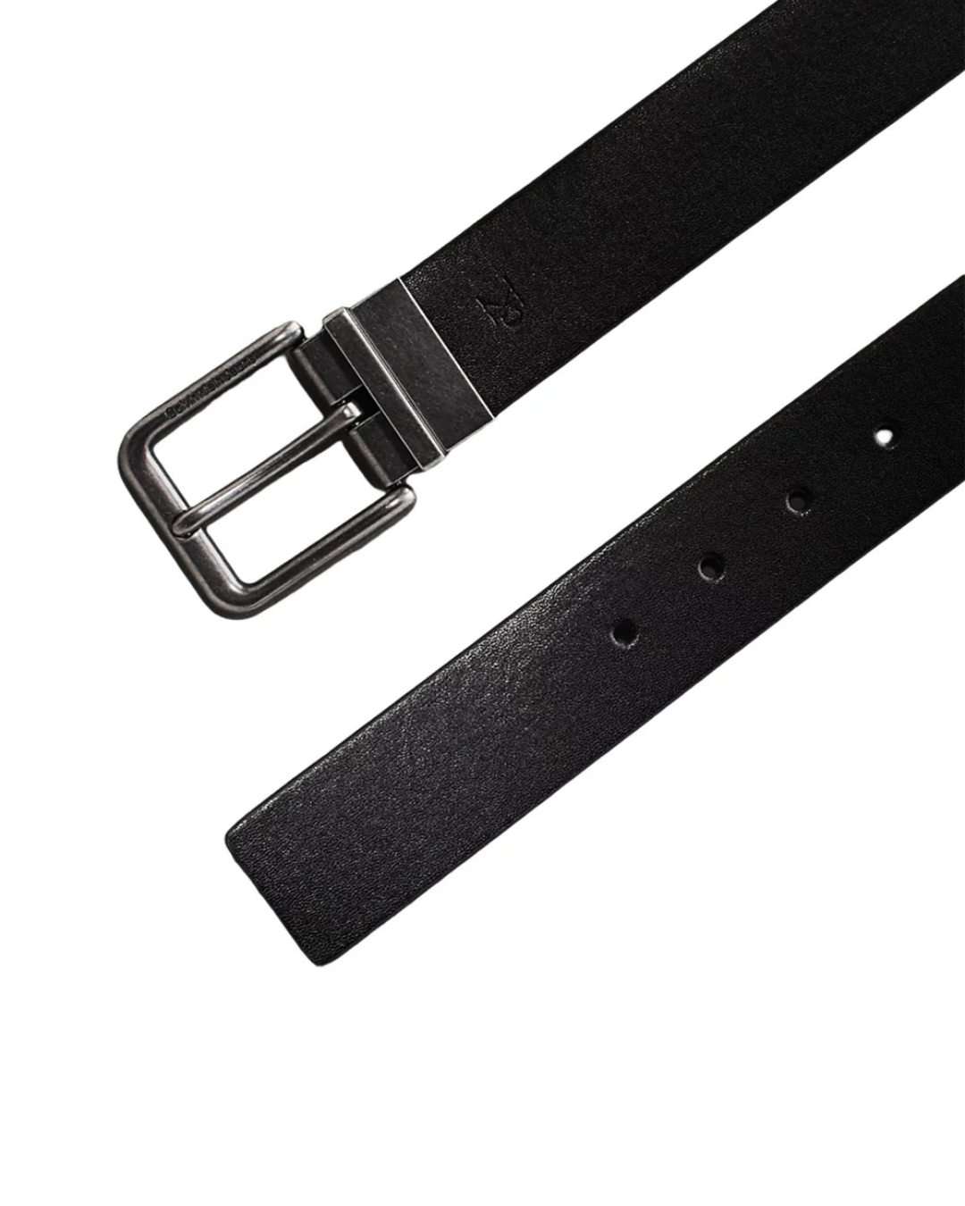 Calvin Klein Jeans - Classic Casual Rev/Adj Belt 35MM - Black and Black Logo