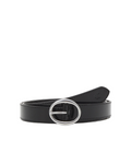 Calvin Klein Jeans - Round Classic Lthr Sol Belt 25MM - Nero