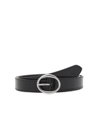 Calvin Klein Jeans - Round Classic Lthr Sol Belt 25MM - Black
