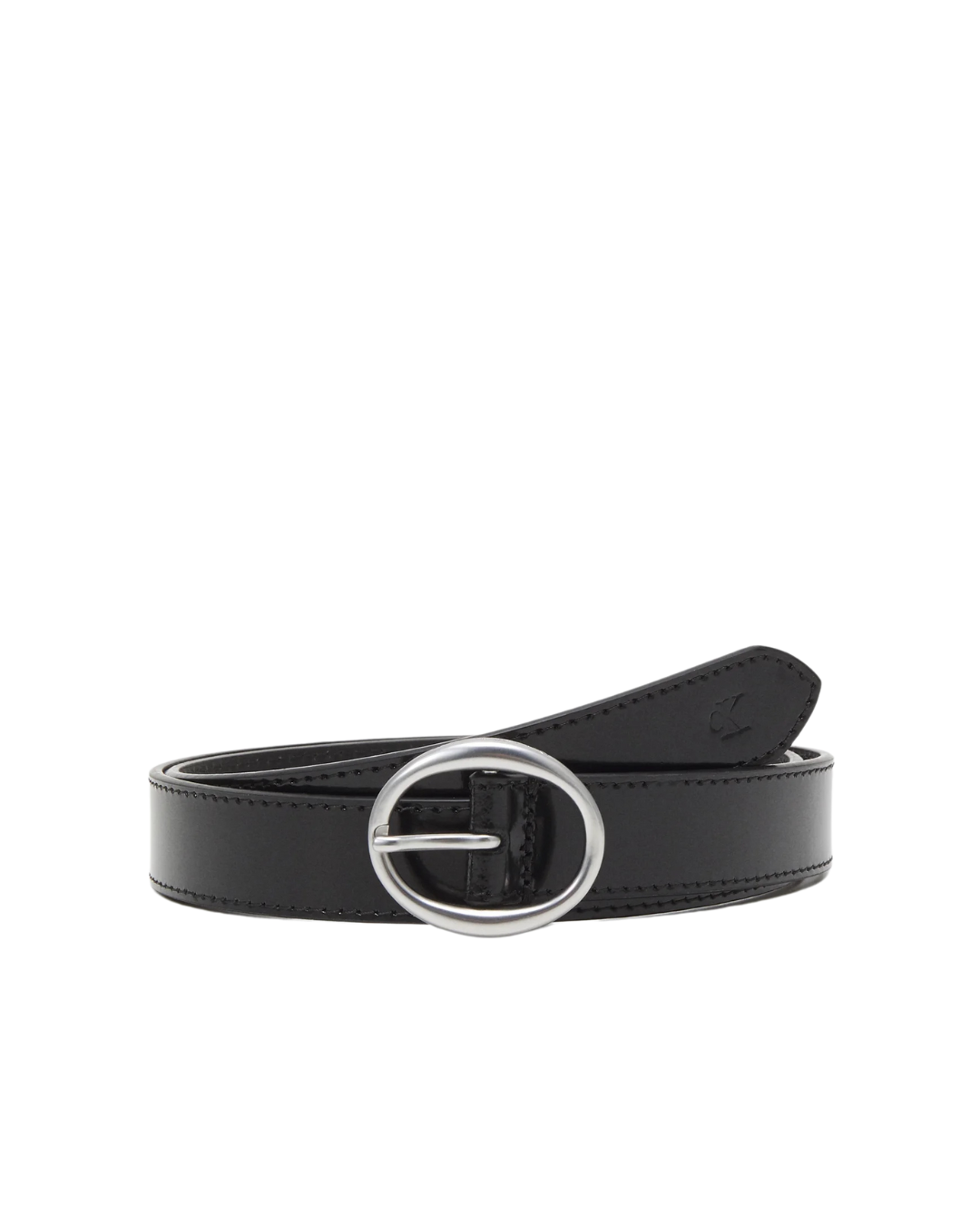 Calvin Klein Jeans - Round Classic Lthr Sol Belt 25MM - Nero