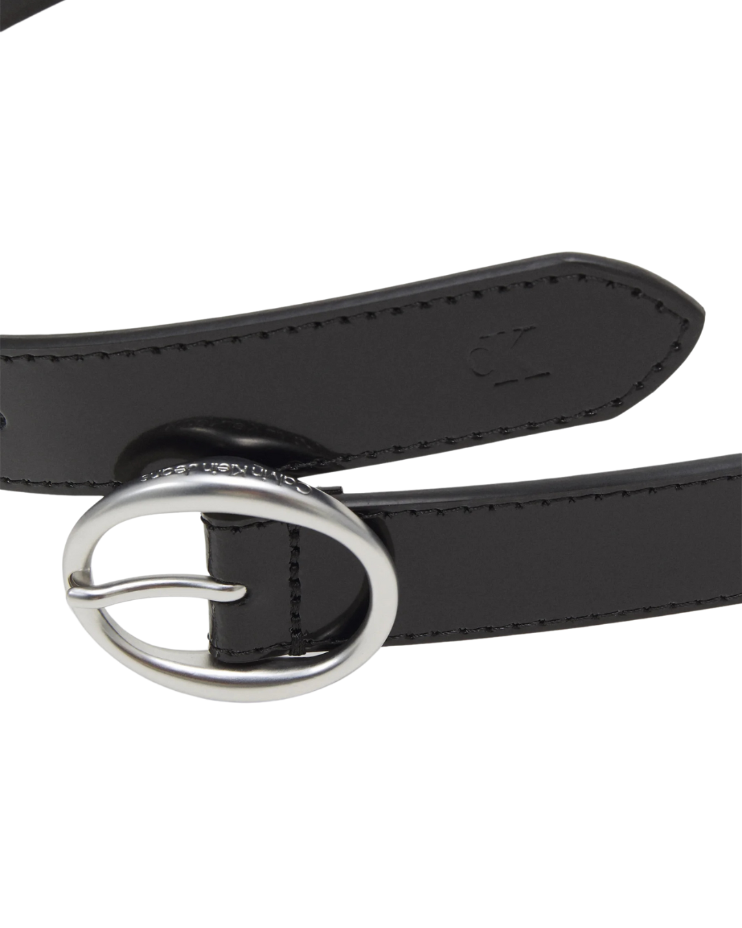 Calvin Klein Jeans - Round Classic Lthr Sol Belt 25MM - Nero