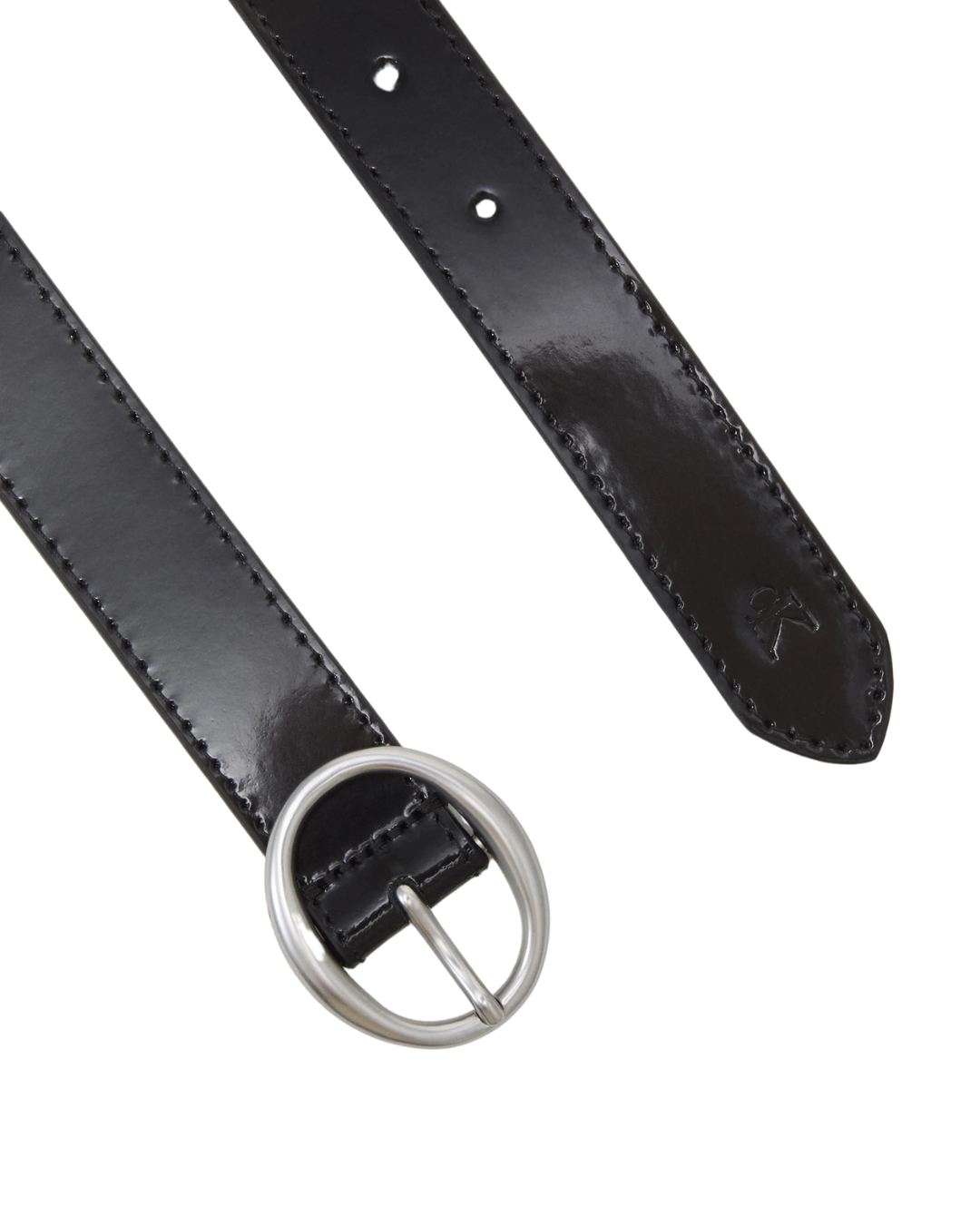 Calvin Klein Jeans - Round Classic Lthr Sol Belt 25MM - Nero