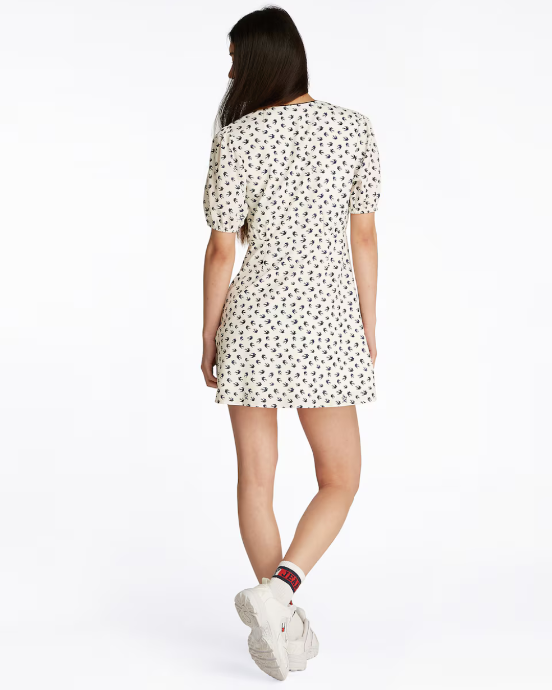Tommy Jeans - Tjw SS Crepe Mini Dress - Bianco