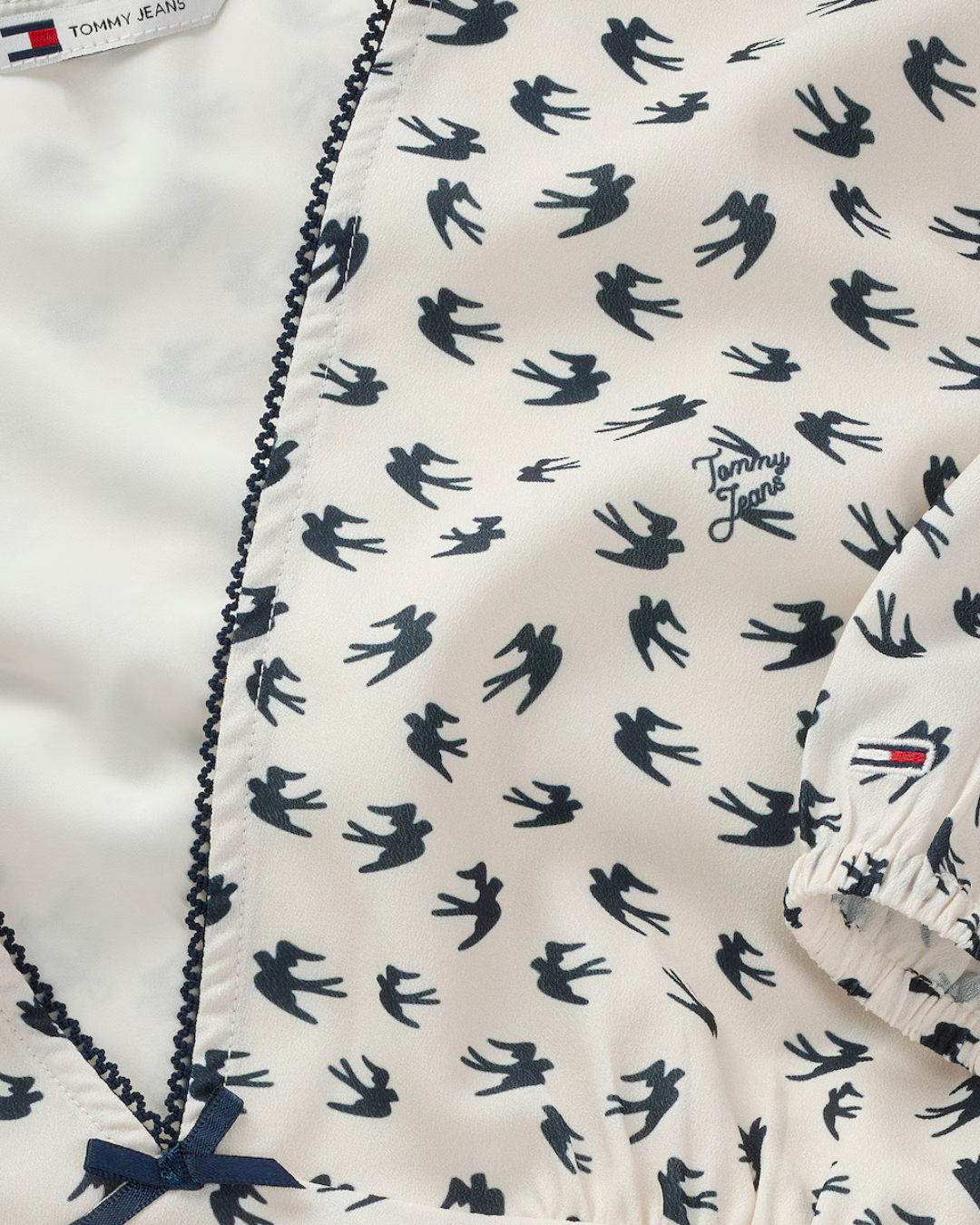 Tommy Jeans - Tjw SS Crepe Mini Dress - Bianco