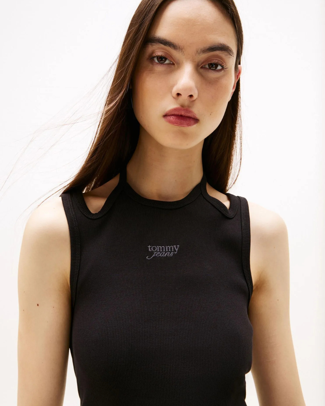 Tommy Jeans - Tjw Slim Jmd Script Tank Top - Nero