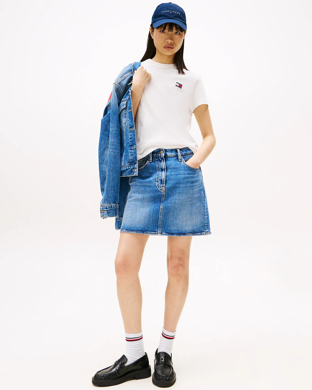 Tommy Jeans - Tjw Reg Badge Tee - Bianco
