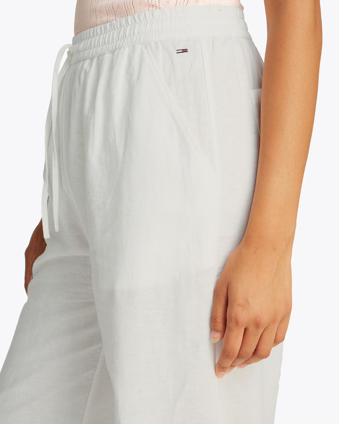 Tommy Jeans - Tjw Linen Pant - Bianco