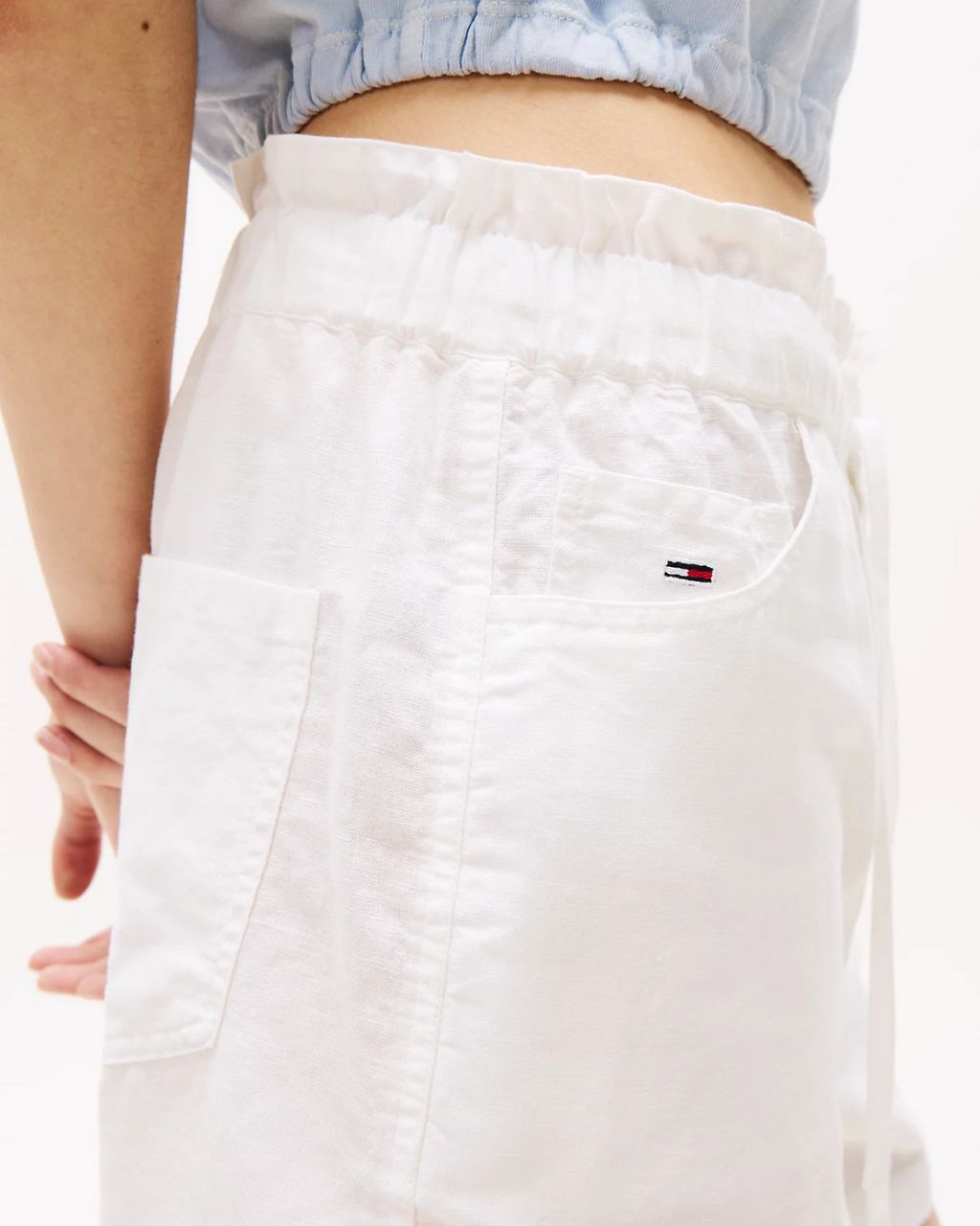 Tommy Jeans - Tjw Cotton Linen Short - Beige