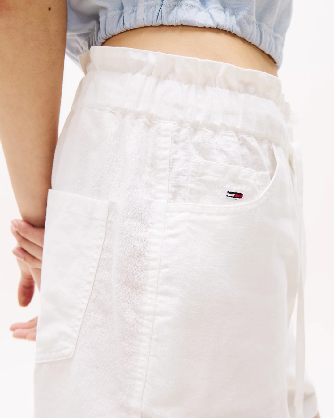 Tommy Jeans - Tjw Cotton Linen Short - Beige