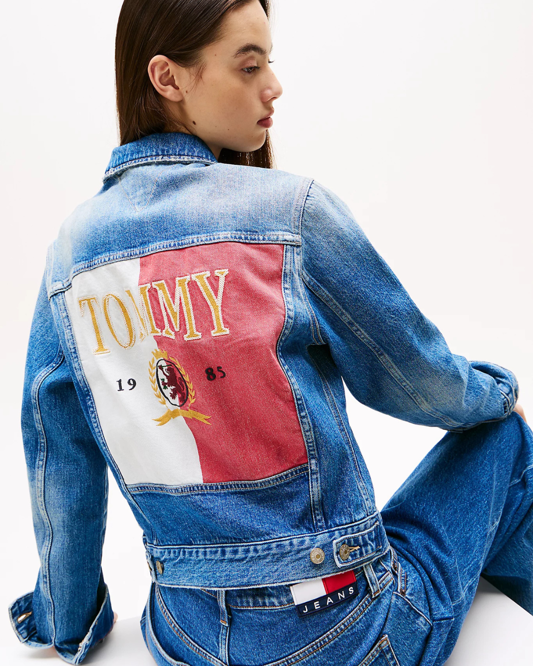 Tommy Jeans - Cls Trucker JK Rwb Ext Bi5135 - Blu
