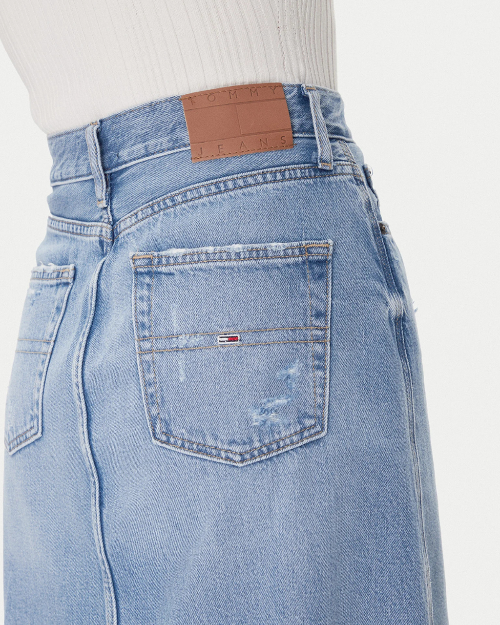 Tommy Jeans - Claire Midi Skirt Bi8036 - Blue
