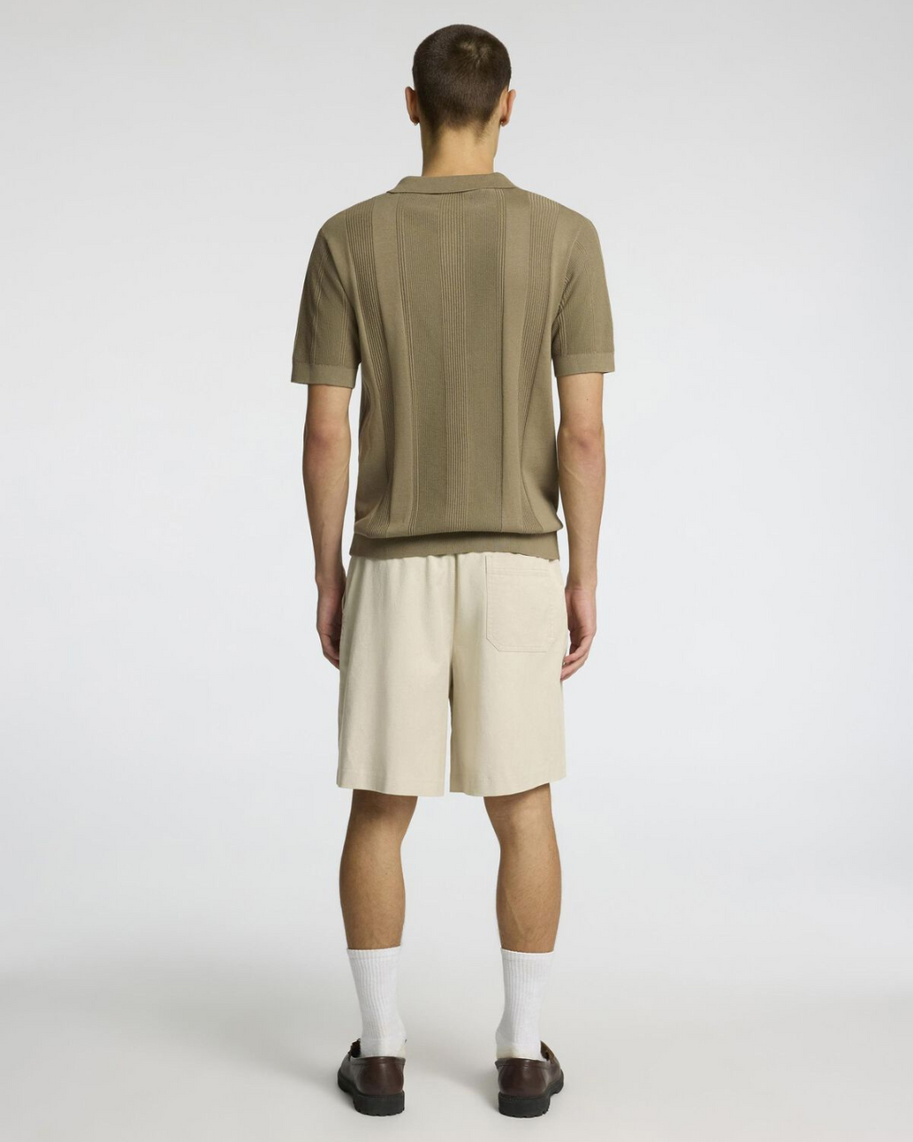 Selected Homme - Slhchanning SS Knit Structure Open Polo - Green
