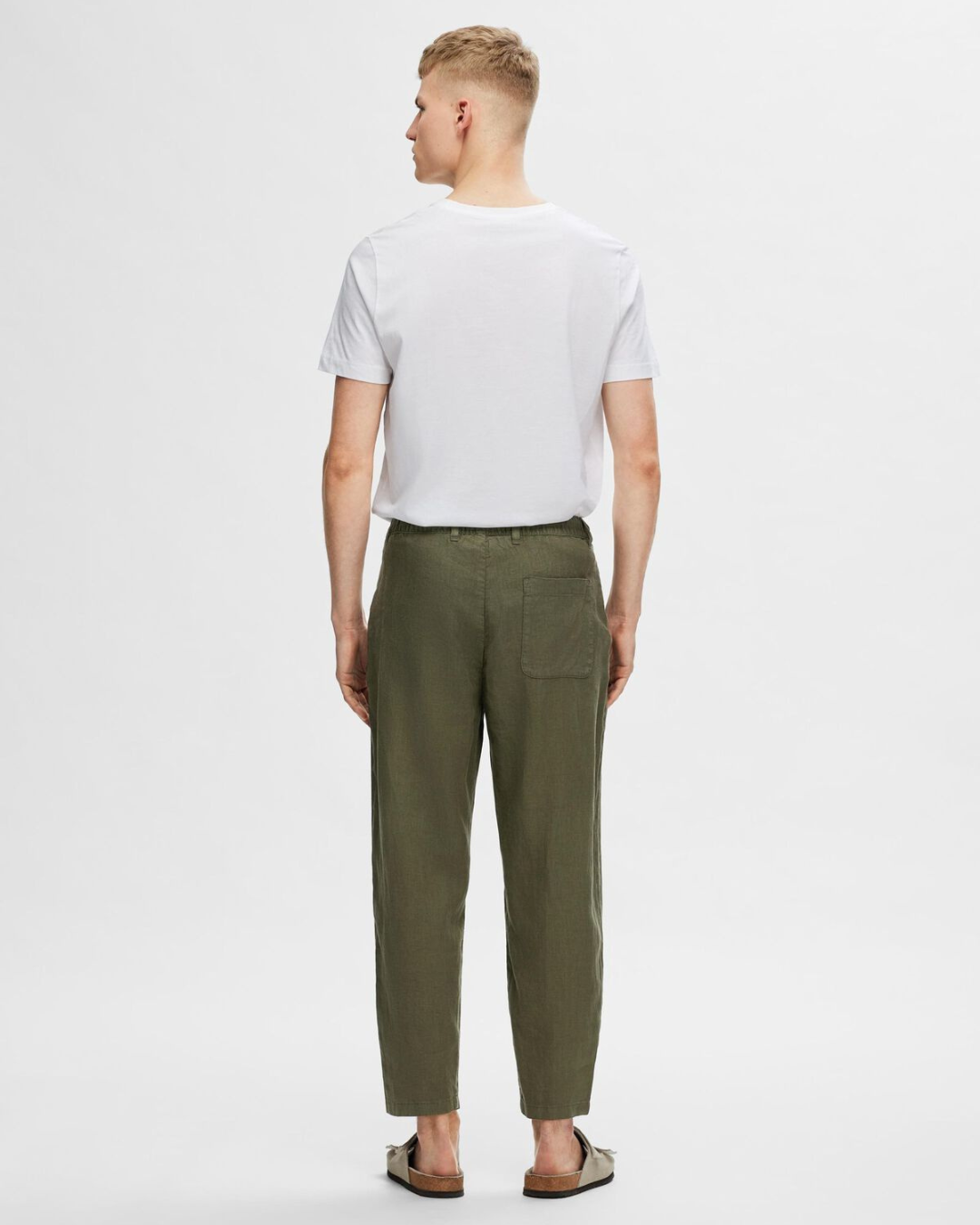 Selected Homme - SLH180 Relaxed Cropped Magnus Sun Pant - Green