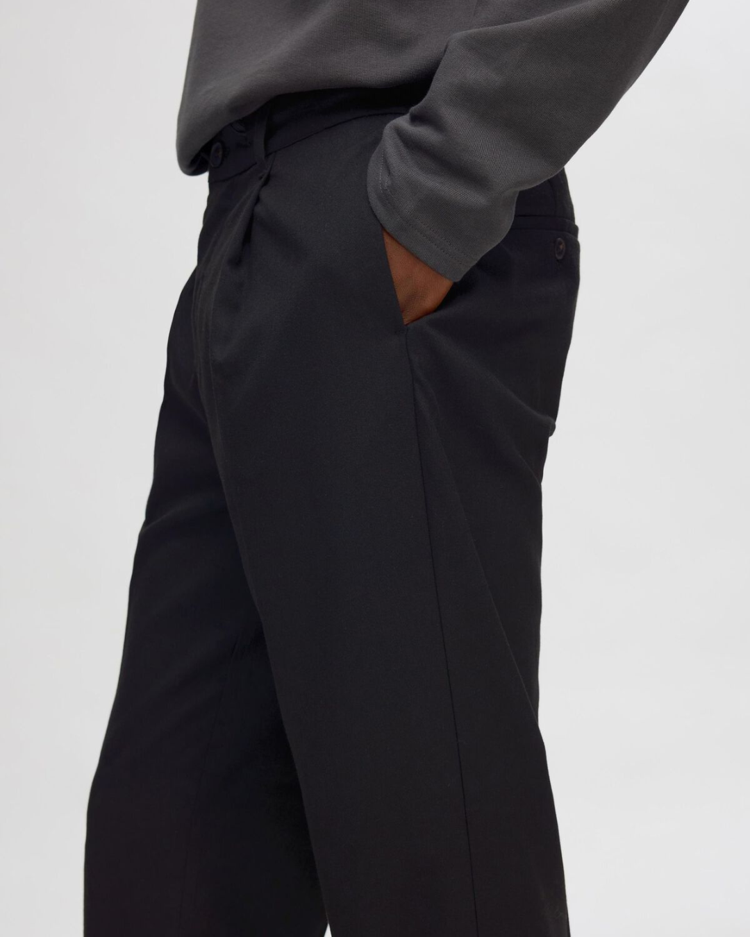 Selected Homme - SLH-190 Reg Tapered Leroy Pleat Pant - Black