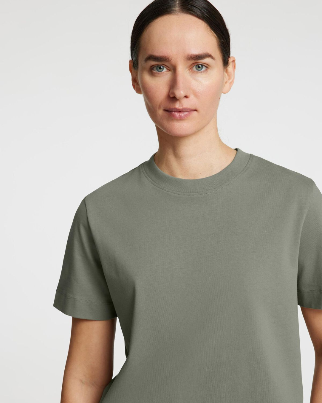 Selected Femme - Slfessential SS Boxy Tee - Green