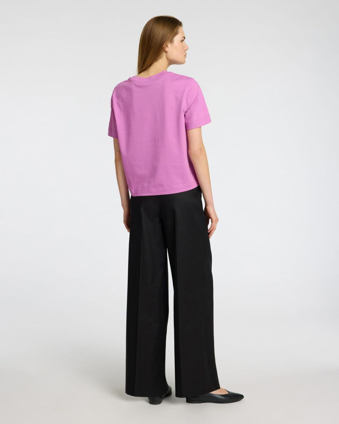 Selected Femme - Slfessential SS Boxy Tee - Fucsia