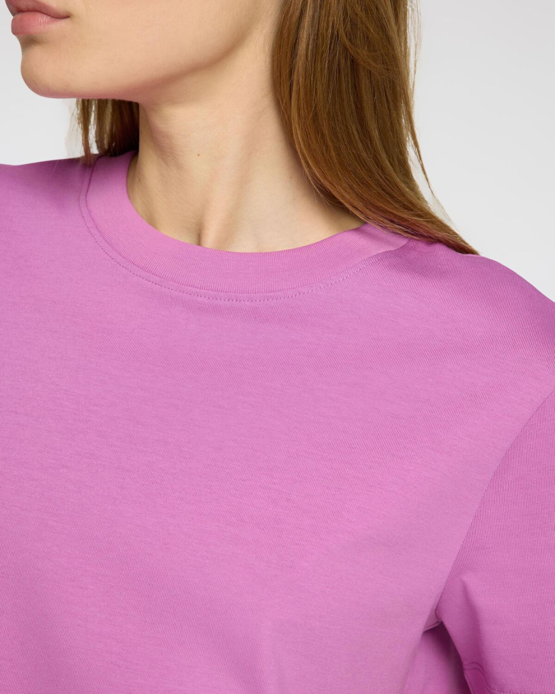 Selected Femme - Slfessential SS Boxy Tee - Fucsia