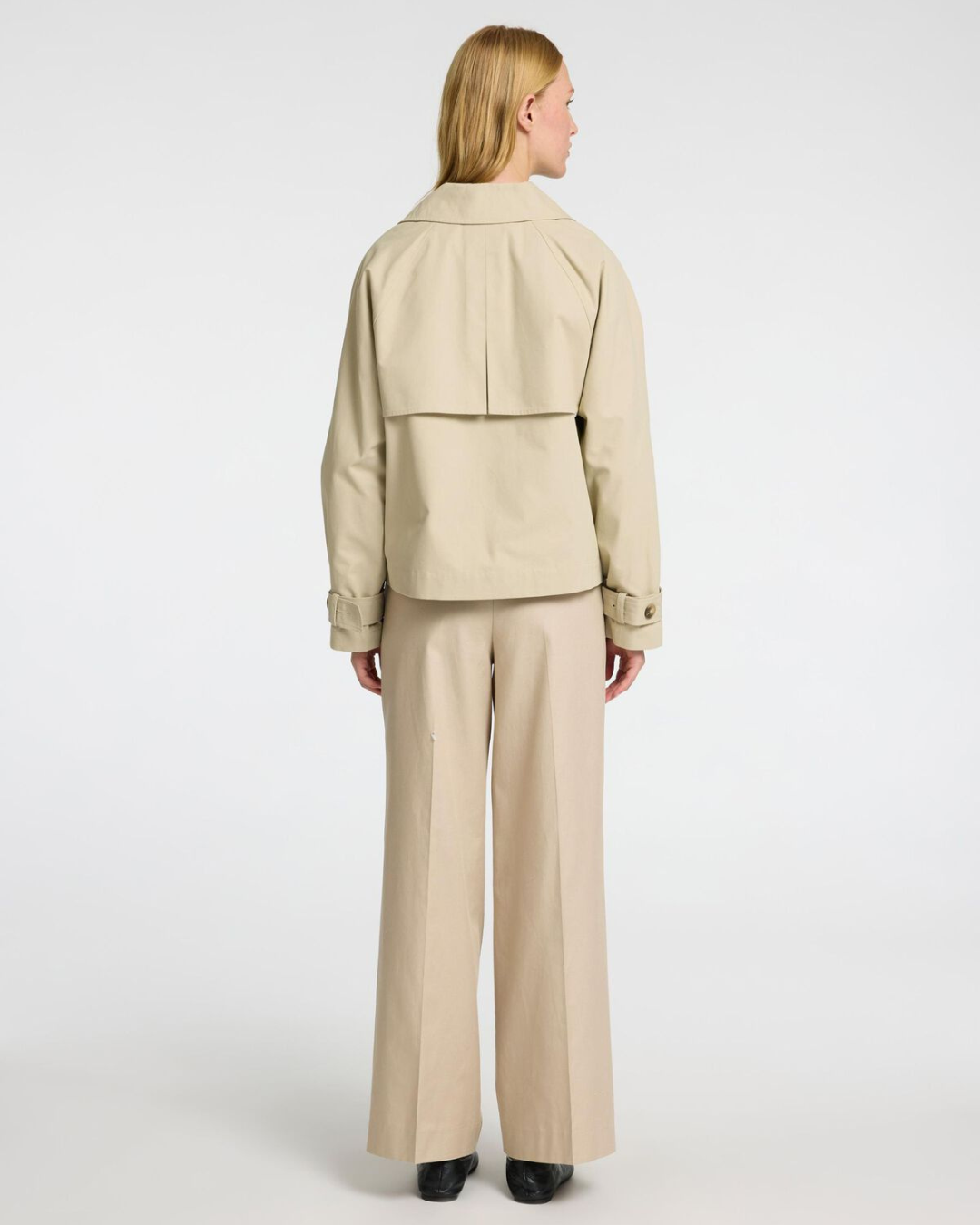 Selected Femme - Slfcilo Short Trenchcoat - Beige