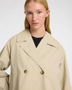 Selected Femme - Slfcilo Short Trenchcoat - Beige